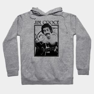 Jim Croce || Black Vintage Variant Hoodie